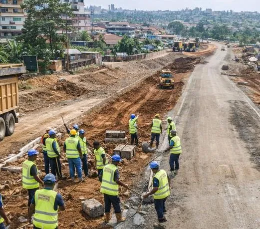 Shaneebal road crew on site